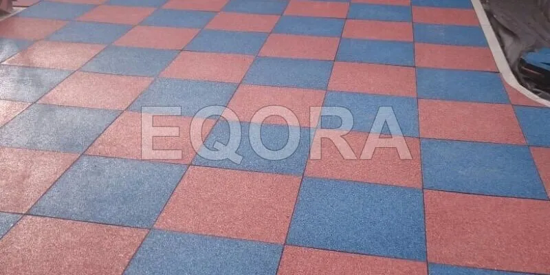 Резиновое покрытие из крошки для автосервисов в Сергиевом Посаде