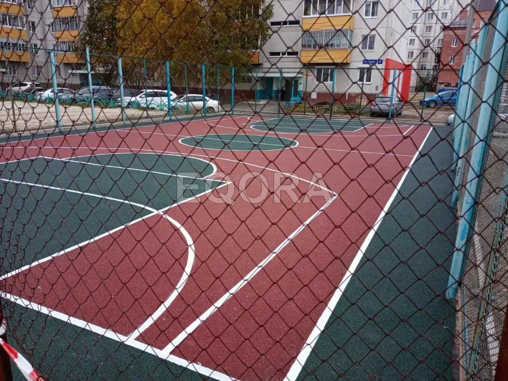 Резиновые покрытия из крошки для спортивных площадок в Сергиевом Посаде
