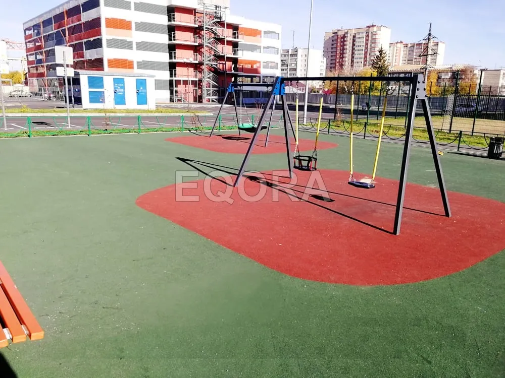 Резиновое покрытие на площадках в Сергиевом Посаде